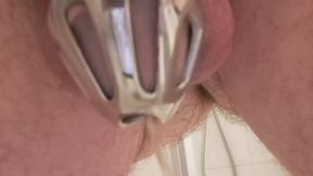 Pisciata con sorpresa &mdash;  castit� e plug anale