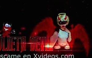 Masturbandome con un juguete sexual en publico