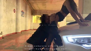 Angela Doll - I swallow a guy's cum straight in the condom after an underground fuck