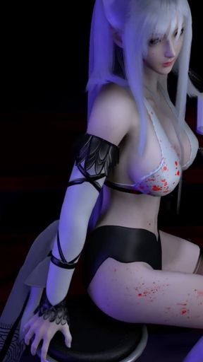 3D Cute Skinny Naked Her Boobs Got Fucked by Big Dick Stranger