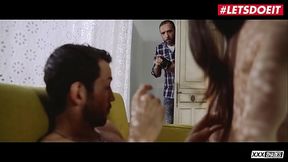 LETSDOEIT - (Arwen Gold, Joel Tomas) - Gorgeous Babe Cuckolds Hubby While He Watches