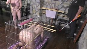 2 Slaves 24h Challenge - Titslave Liz & Slave ThannaA - Chapter 8 - Cage & Training Time - Part 1 mp4 HD