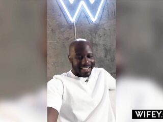 WIFEY Hot Hotwife Sierra Spunk Gets a Giant BBC Creampie As Hubby Cheers Her On