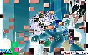 Hot brunettes mariah milano, rachel roxxx and rachel starr fuck a dude