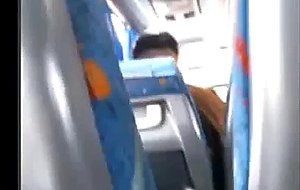 Hot amateur fingering in the bus,  5b
