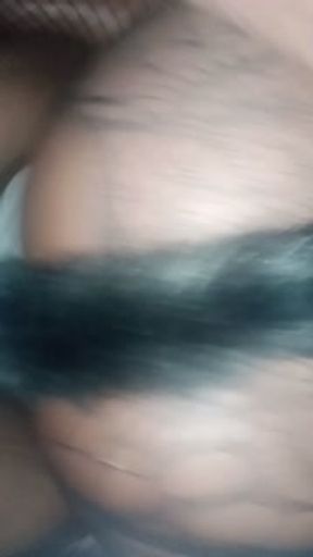 African girlfriend likes the morning BBC backshots