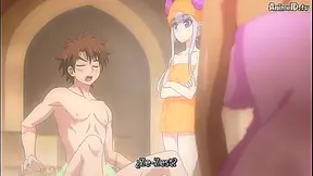 Shinmai Maou No Testament Burst – Anime Couple Engage in Hot Ecchi Action