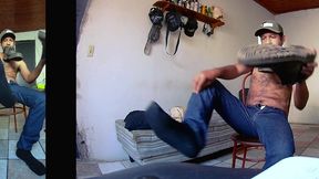 malesmell - update #jeans, #hairy #gay cum in jenas