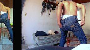 malesmell - update #jeans, #hairy #gay cum in jenas