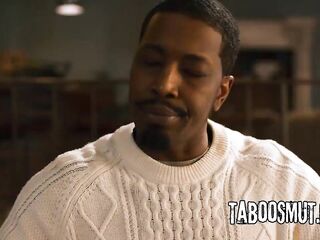 Concupiscent Wife Getting Screwed By Ebony Spouse And His Boss On The Diner Table