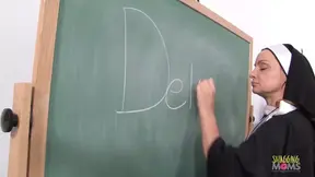 Naughty girl gets detention for lesbian pussy licking