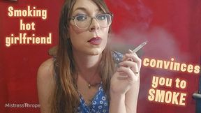 Smoking Hot Girlfriend Convinces you to Smoke HD
