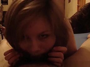 Whore sucks me for cash