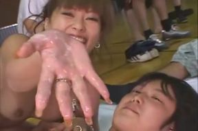 Witness wild college gangbang in public