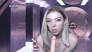 Smoking Emma Frost Blowjob in the X-Mansion