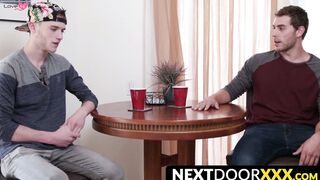 NextDoorXXX.com - Handsome hairy jock got his tight ass smashed hard and fast by a mu