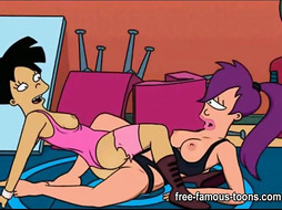 Cartoon lesbian teens seduction