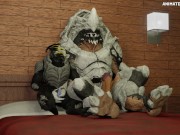 Turian and Krogan Handjob Hyper Growth Animation