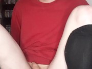 Free Use Femboy Step Bro rides your COCK in the Living Room