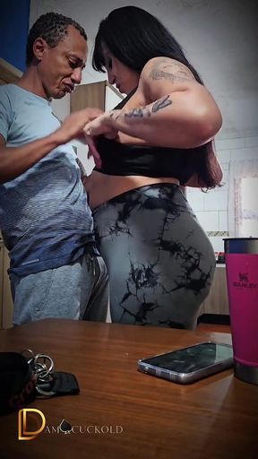 While the Cuckold Is Away I Fuck with Friends