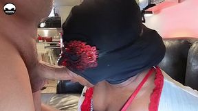 le retour exclusif de la perle ebene rebecca sax : passion en dentelle rouge (pov)