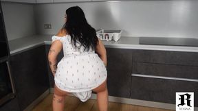 horny rosina lux gives a titjob and gets pussy-fucked by bbc stud!
