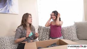 Hot babes initiate life of lustful lesbian escapades and erotic entwined existence