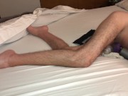 Quadriplegic Leg Spasm Using Anal Toy And Massage Gun