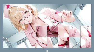 Hot Nurse Bogs Down in Porn Game Choking for a Load