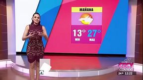 Estefan&iacute_a caballero, vestido rojo ajustado