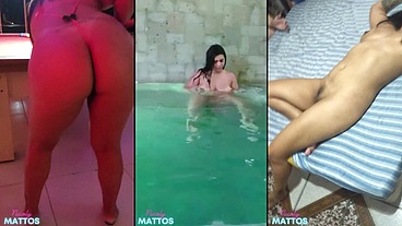 Aventuras da Nick para gozar com celular na mão - Na boate, no trabalho, na rua e no motel dando, sentando e gozando