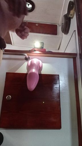 a lovely flexible pink dildo