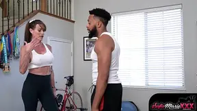 Fit MILF Sofie Marie Teases Big Dick Guy To Fuck Her