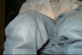 Jeans Come off and Already Hard