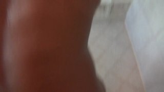 Ebony Doll Enjoys Interracial Sex with a Hung Latin Stud
