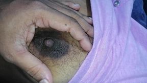 Asian with Bushy Hairy Tits Full Body Strip Before Intense Sex