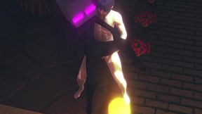 fucking an ender girl in the back gender bender - minecraft hentai parody