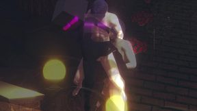 fucking an ender girl in the back gender bender - minecraft hentai parody