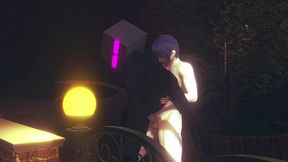 fucking an ender girl in the back gender bender - minecraft hentai parody