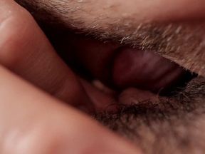 Amazing Closeup Asmr Hairy Pussy Licking from My First