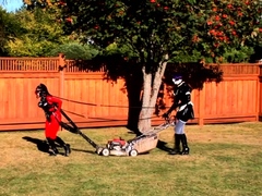 Fetish girls in latex using bdsm vibrators