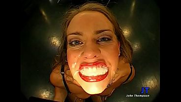 German MILF swallowed in big cock gangbang