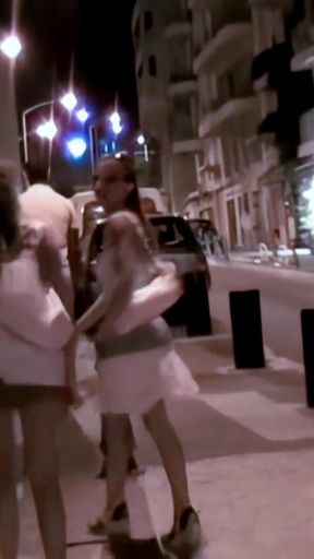 Angie Kiss: Angie Kiss and Alys Rebel Play Tease in the Streets of Cassis Part 2