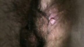 Poking my redhead girl's hairy snapper missionary style