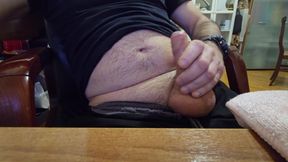 Big Italian Dick Jerking at Office and Big Cum