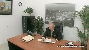 Chanel White fucks the boss for a job