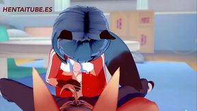 BNA Hentai - Michiru Handjob, Blowjob and Fuck - Yiff Hentai