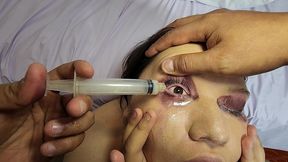 drinking piss, putting cum in my eyes, shooting cum out of my asshole and swallowing it