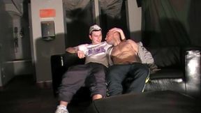 sneaker sextape with jess and striaght in jogging