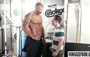 Danny Wilcoxx small hole got fucked by huge guy Cain Marko